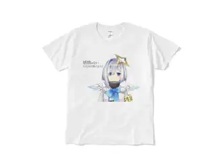 天音かなた 虚無Tシャツ Tシャツ（短納期） - L - ホワイトの公式画像
