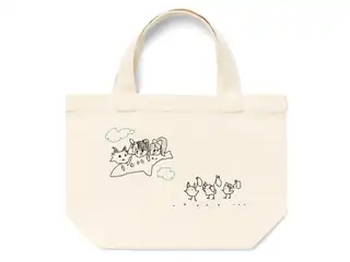 なでると一緒に旅しよ！トートバッグ 「一緒になっちゃった！」編 - Sの公式画像