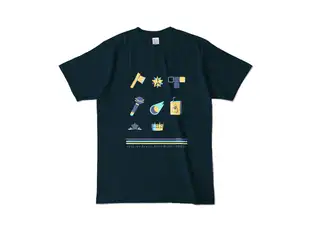 ＜新＞　星街すいせい 今日もかわいいTシャツ カラーTシャツ - L - ネイビー (濃色)の公式画像