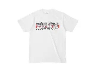 【にじ歌謡期間限定】Tシャツ Tシャツ - S - 白黒の公式画像
