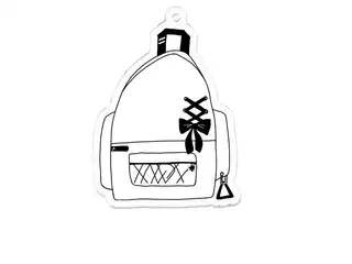 なでると一緒に旅しよ！アクリルキーホルダー 「かばんになっちゃった！」編 ②の公式画像
