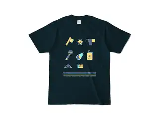 ＜新＞　星街すいせい 今日もかわいいTシャツ カラーTシャツ - S - ネイビー (濃色)の公式画像