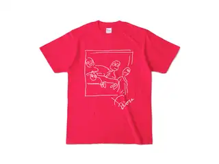鷹宮リオン　ゲ◯ニカカラーTシャツ カラーTシャツ - S - ホットピンク (濃色)の公式画像