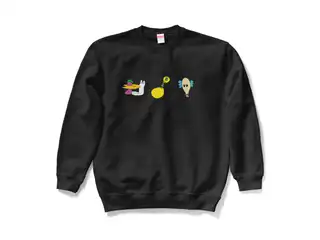 戌神ころね　ころモン スウェット スウェット - L - ブラックの公式画像