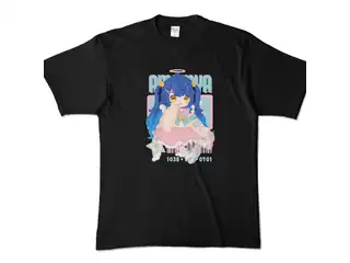天宮こころ のゆめふわＴシャツ カラーTシャツ - XL - ブラックの公式画像