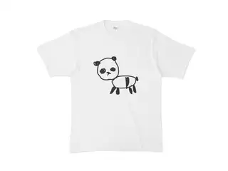 緑仙のパンダシャツ Tシャツ - XLの公式画像