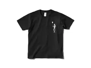 ジョー・力一 オリジナル切り絵Tシャツ ブラック -Sの公式画像