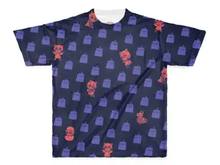 ロボットだから真冬に半袖でも寒くないもんフルグラフィックTシャツ フルグラフィックTシャツ - M - 両面印刷の公式画像