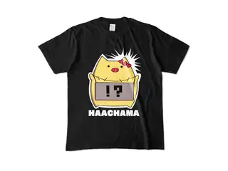 ＜新＞　赤井はあと　HAACHAMA Tシャツ『黒』 カラーTシャツ - M - ブラック (濃色)の公式画像