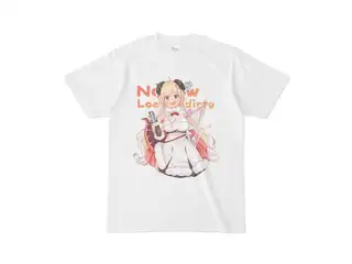 角巻わため　NowLoading Tシャツ Tシャツ - S - 白の公式画像