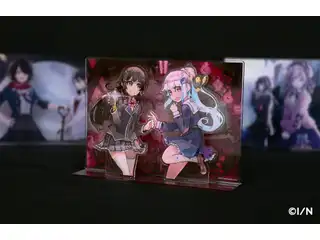 【にじさんじホラーグッズ2020】アクリルジオラマ アクリルジオラマB【雨森小夜＆鈴原るる×きさらぎ駅】