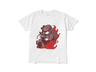 夜見れな オリジナルTシャツ(短納期) 軍服_白- Lの公式画像
