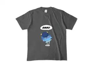 天宮こころ オリジナルTシャツ(カラー) カラーTシャツ - M - チャコールの公式画像