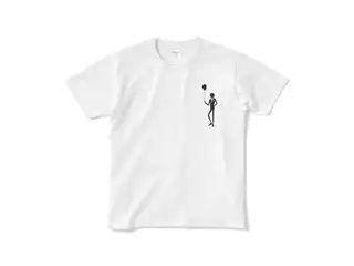ジョー・力一 オリジナル切り絵Tシャツ ホワイト -Sの公式画像