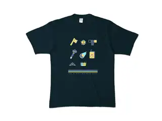 ＜新＞　星街すいせい 今日もかわいいTシャツ カラーTシャツ - XL - ネイビー (濃色)の公式画像