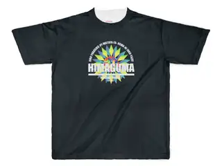 本間ひまわり　フルグラフィックTシャツ フルグラフィックTシャツ 黒 - XL - 両面印刷の公式画像