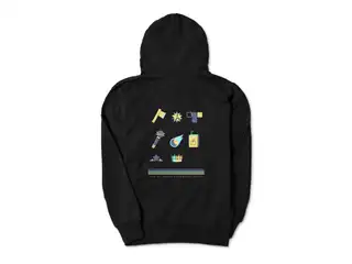 星街すいせい 今日もかわいいパーカー パーカー - S - ブラックの公式画像