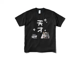 あくまじカフェ喫茶Tシャツ あくまじ①-黒Mの公式画像