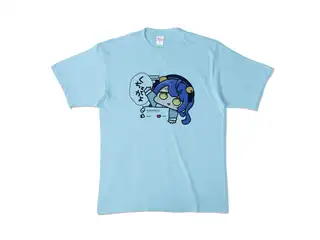 天宮こころ 夏グッズ2023/色Tシャツ くちょがよてぃー - ライトブルー -XLの公式画像