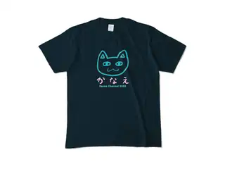 叶 オリジナルカラーTシャツ ネイビー_Mの公式画像