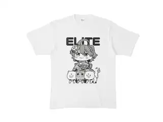 さくらみこ　エリート巫女をヨイショするTシャツ Tシャツ - XL - 正面の公式画像