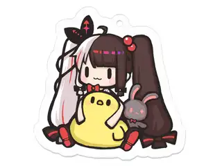 Lilly Crown 本人描き下ろし アクリルキーホルダー 夜見れな