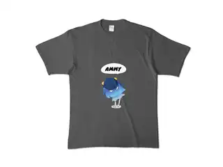 天宮こころ オリジナルTシャツ(カラー) カラーTシャツ - XL - チャコール