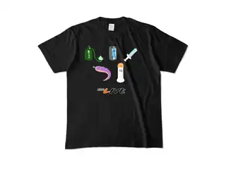着るタイプのあさココ カラーTシャツ - M - ブラック (濃色)の公式画像