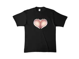 愛園愛美 オリジナルTシャツ(ブラック) カラーTシャツ - XL - ブラック (濃色)