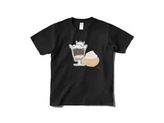 あくまじカフェ喫茶Tシャツ でびる②-黒Sの公式画像