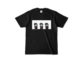 雨森小夜 オリジナルTシャツ(黒) 雨森小夜 オリジナルTシャツ(黒) Tシャツ(A) - S - 黒の公式画像