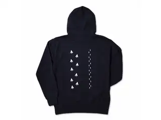 ドーラ　あしあとぱーかー(ネイビー) パーカー - XL - ネイビーの公式画像