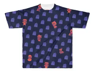 ロボットだから真冬に半袖でも寒くないもんフルグラフィックTシャツ フルグラフィックTシャツ - L - 両面印刷