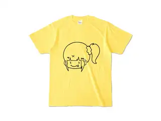 早瀬走 オリジナルカラーTシャツ ぺろりんはやちぇTシャツ - S - イエローの公式画像
