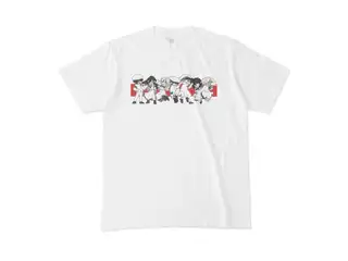 【にじ歌謡期間限定】Tシャツ Tシャツ - M - 白黒の公式画像