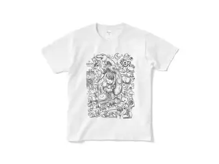 夜見れな オリジナルTシャツ Tシャツ - S - ホワイトの公式画像