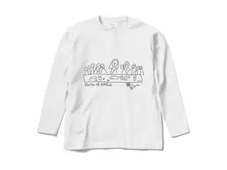 鷹宮リオン オリジナルロングスリーブTシャツ Bansan of the End ロングスリーブTシャツ ホワイト - Mの公式画像