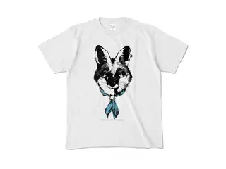 白上フブキ一周年記念Tシャツ（ホワイトアッシュ：色あり） カラーTシャツ - M - アッシュ (淡色)の公式画像