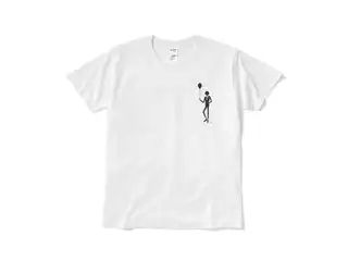 ジョー・力一 オリジナル切り絵Tシャツ ホワイト -Lの公式画像