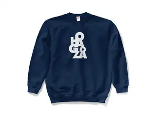 本間ひまわり オリジナルスウェット しゃれござスウェット - L - ネイビーの公式画像