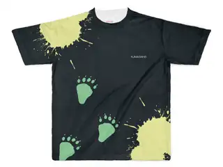 森中花咲 オリジナルフルグラフィックTシャツ フルグラフィックTシャツ - XL -(黒)の公式画像