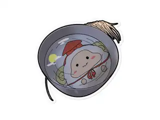 やまなつ晩酌RADIO オリジナルステッカー 9月 - ホワイトの公式画像