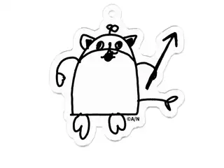 七次元生徒会！樋口楓作まめねこアクリルキーホルダー