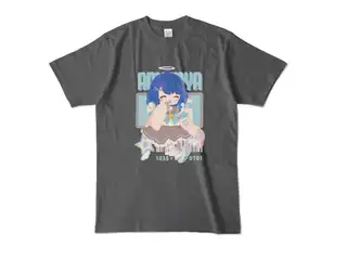 天宮こころ のゆめふわＴシャツ カラーTシャツ - L - チャコールの公式画像
