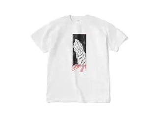 Etna Crimson "GEAR UP" Original T-Shirt Design A - White XLの公式画像