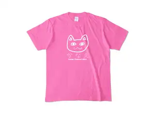 叶 オリジナルカラーTシャツ ピンク_Mの公式画像