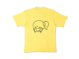 早瀬走 オリジナルカラーTシャツ ぺろりんはやちぇTシャツ - XL - イエローの公式画像