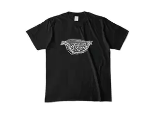 月ノ美兎 納豆カラーTシャツ カラーTシャツ - M - ブラックの公式画像