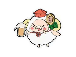 やまなつ晩酌RADIO オリジナルステッカー 7月 - クリアの公式画像