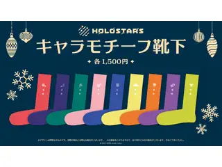 ホロスターズ キャラモチーフ靴下 02.奏手イヅル
